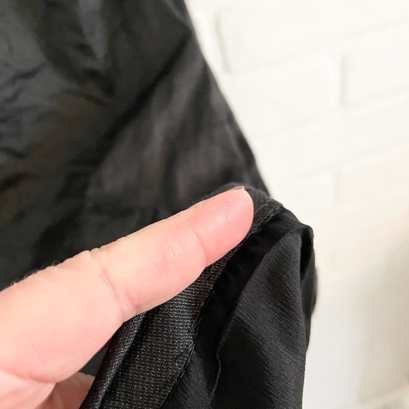 Sarah Pacini Mini Dress Designer Shiny Cotton metallic blend Black Sz S - Picture 8 of 13